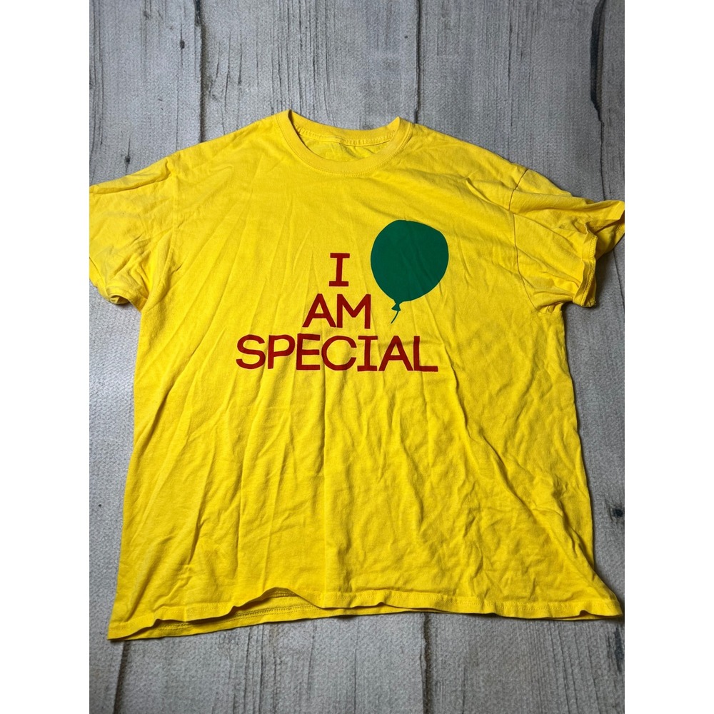 Unbranded T-Shirt Mens XL Yellow I Am Special Graphic Tee Quirky Indie Casual